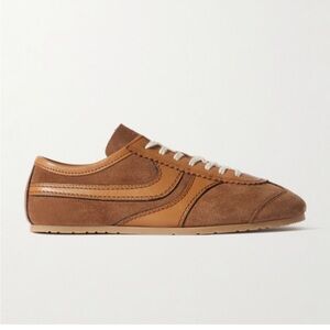 Dries Van Noten leather-trimmed sneakers